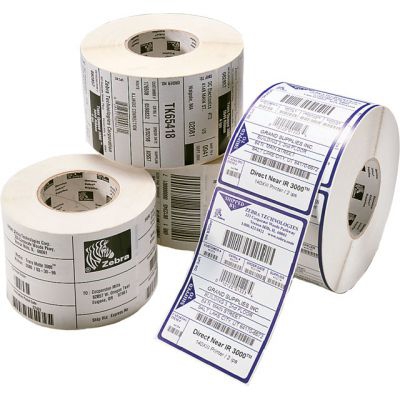 Etykiety termotransferowe papierowe 100x100 - 500 szt.